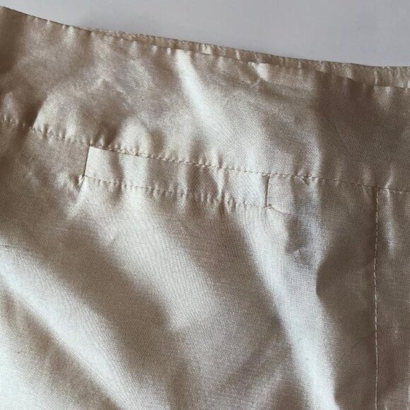 Willi Smith, NWT,100% Silk, lined, straight leg, trouser, Color: Cream, Size: 8 - Picture 6 of 11